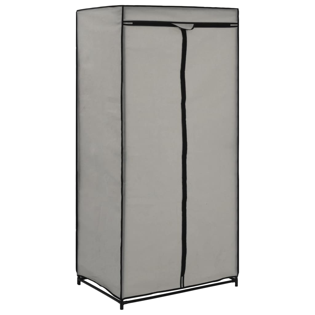 Vaatekaapit 2 kpl harmaa 75x50x160 cm - Sisustajankoti.fi