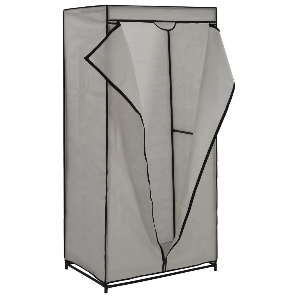 Vaatekaapit 2 kpl harmaa 75x50x160 cm - Sisustajankoti.fi