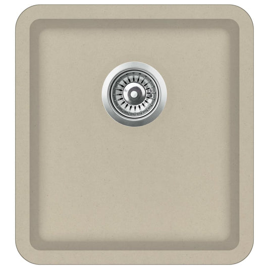 Keittiön pesuallas komposiitti beige - Sisustajankoti.fi