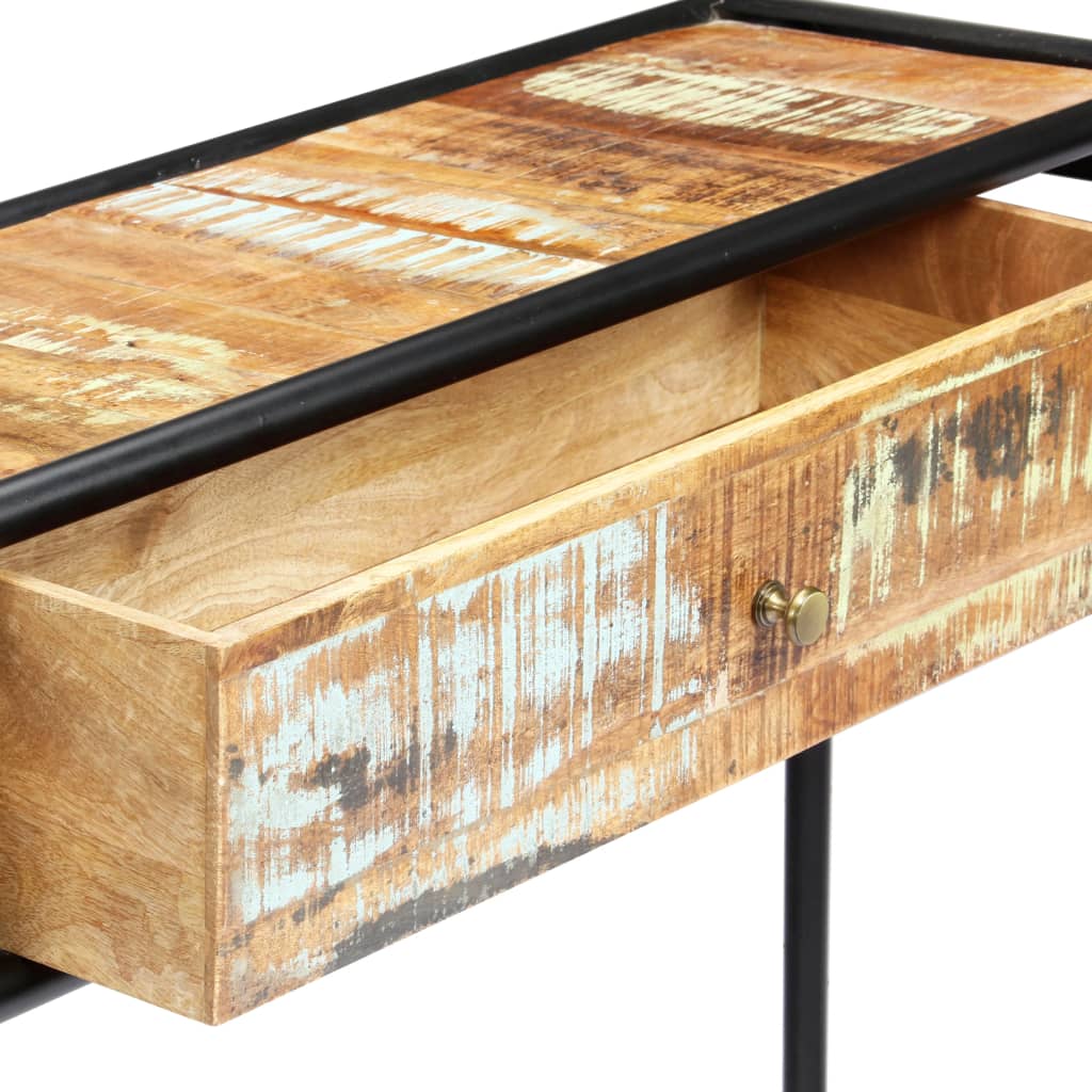 Konsolipöytä 118x30x75 cm kierrätetty puu - Sisustajankoti.fi