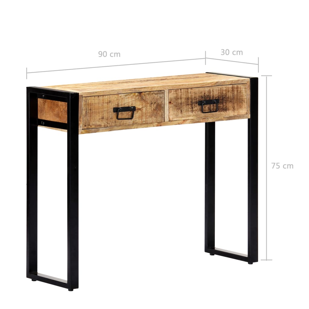 Senkki 90x30x75 cm mangopuu - Sisustajankoti.fi