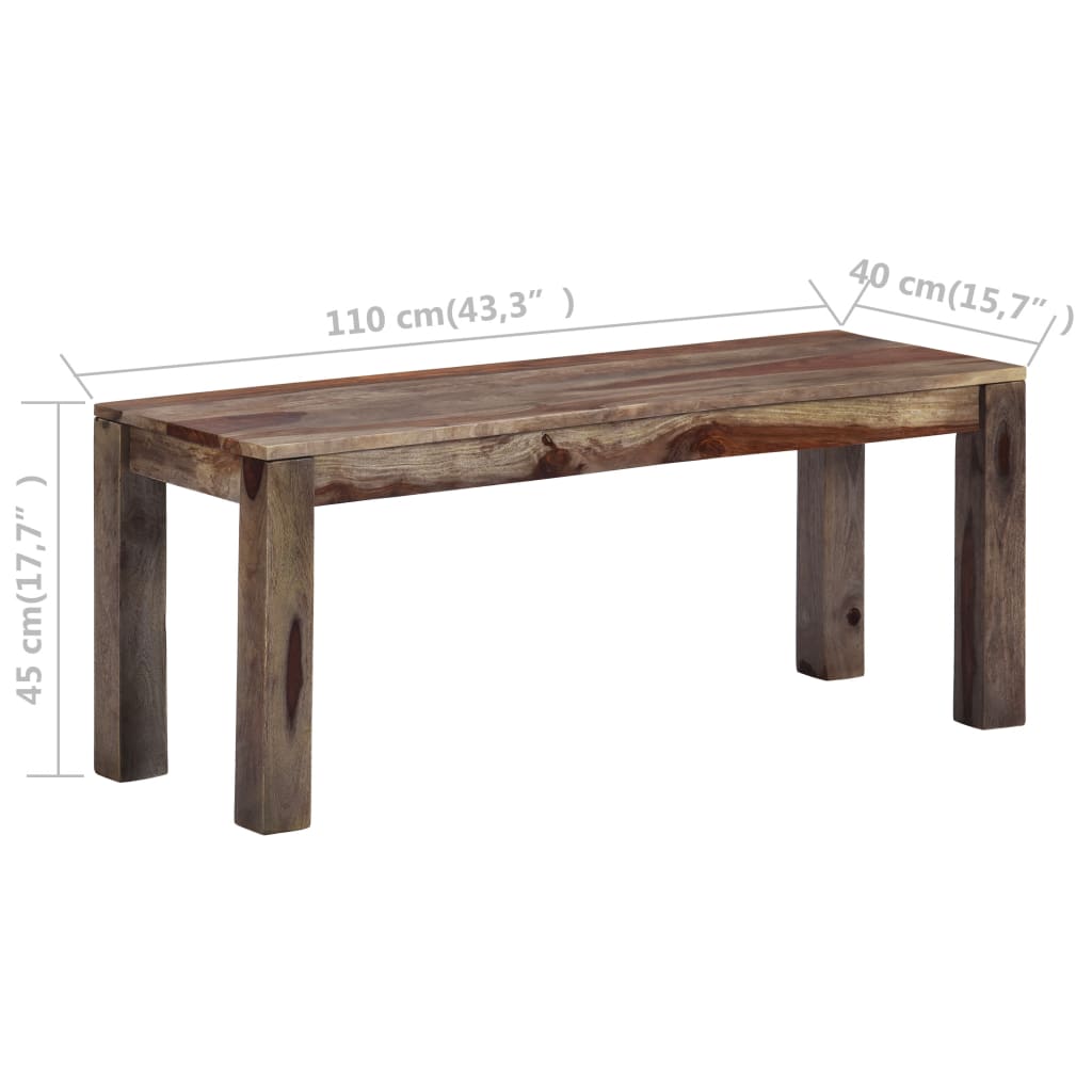 Penkki 110 cm seesampuu harmaa - Sisustajankoti.fi