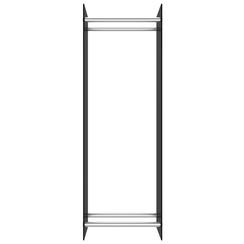 Polttopuuteline musta 40x35x120 cm lasi - Sisustajankoti.fi