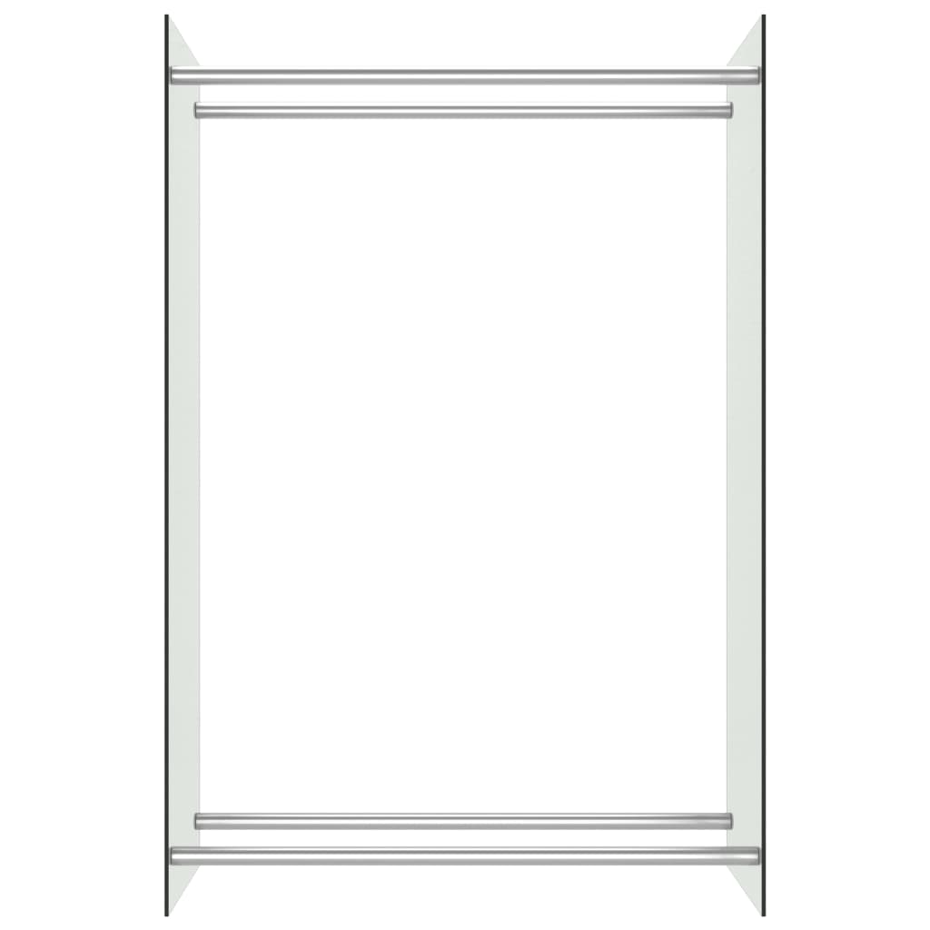 Polttopuuteline läpikuultava 80x35x120 cm lasi - Sisustajankoti.fi