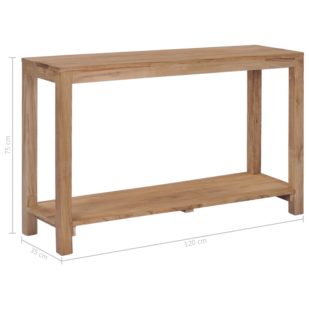 Senkki 120x35x75 cm tiikki - Sisustajankoti.fi