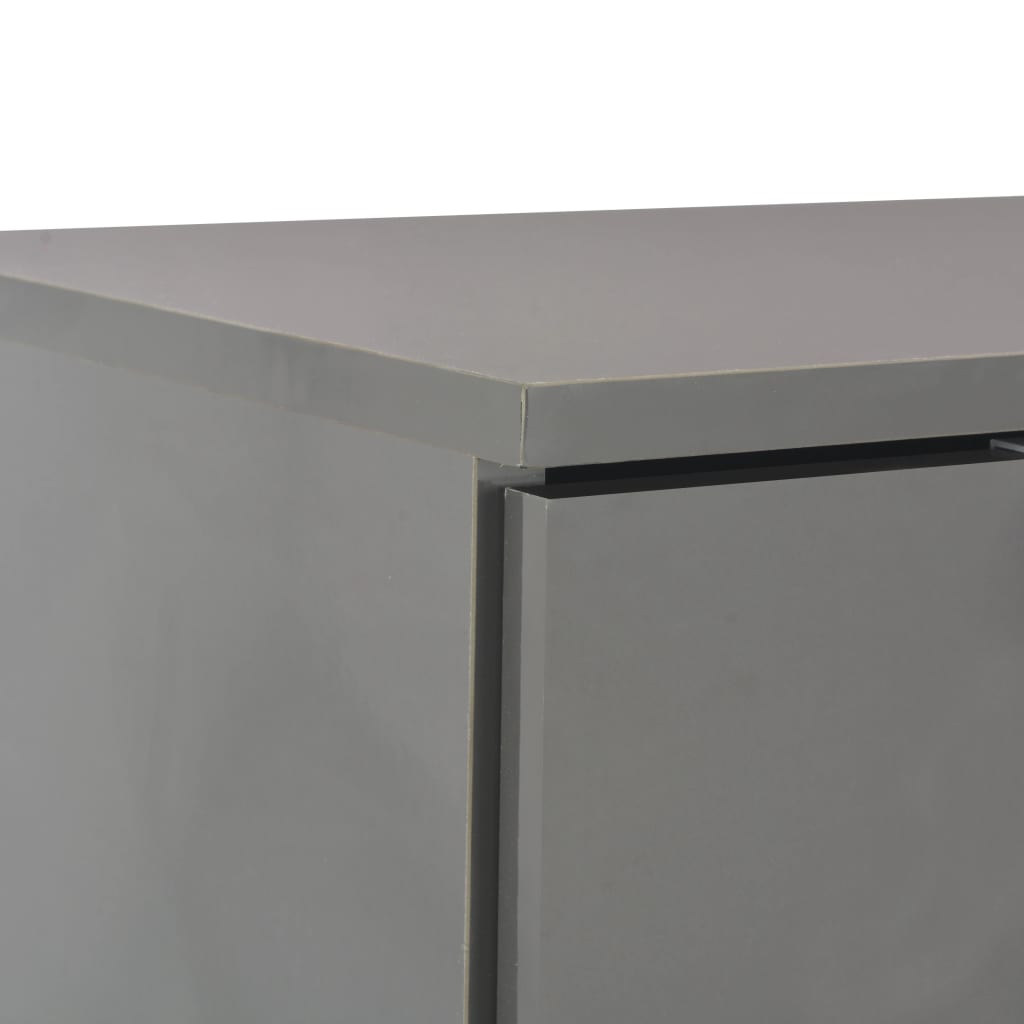 Senkki korkeakiilto harmaa 107x35x76 cm - Sisustajankoti.fi