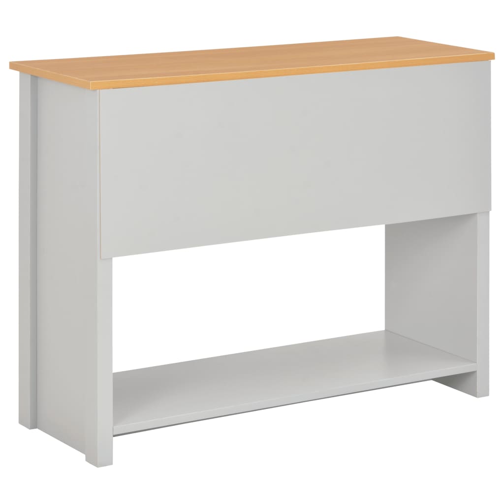 Konsolipöytä harmaa 97x35x76 cm - Sisustajankoti.fi