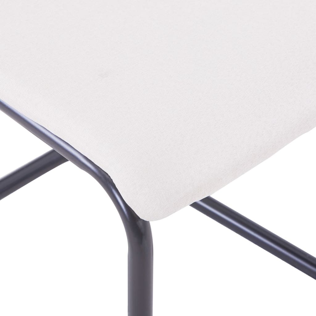Ruokatuolit takajalattomat 4 kpl kerma kangas - Sisustajankoti.fi