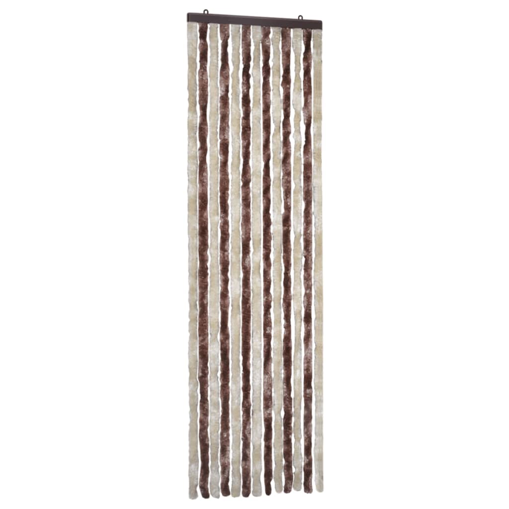 Hyönteisverho beige ja vaaleanruskea 56x185 cm Chenille - Sisustajankoti.fi