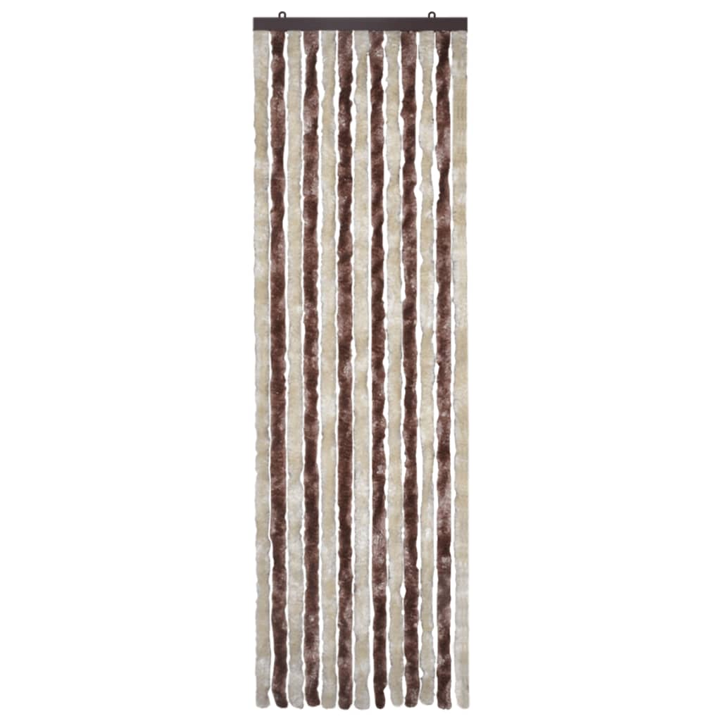Hyönteisverho beige ja vaaleanruskea 56x185 cm Chenille - Sisustajankoti.fi