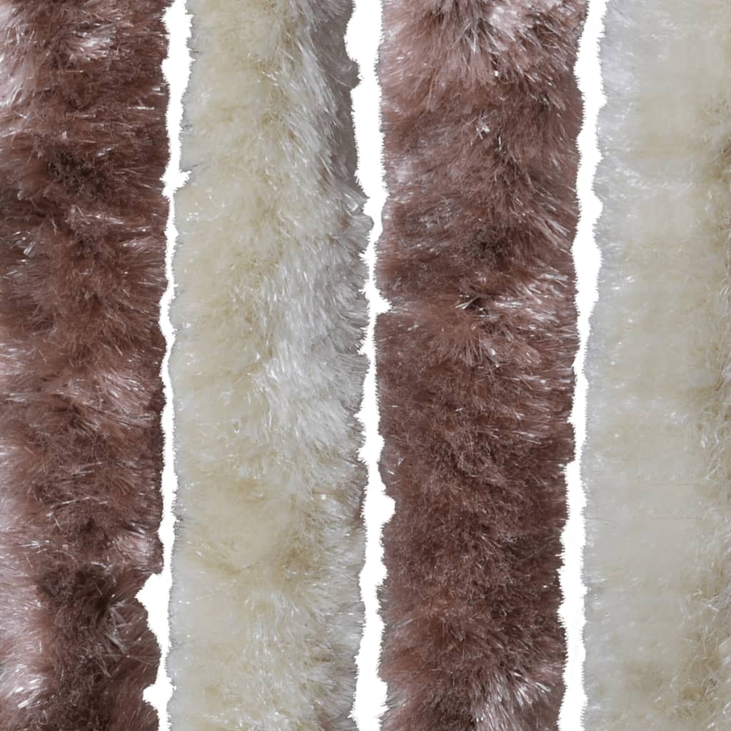 Hyönteisverho beige ja vaaleanruskea 56x185 cm Chenille - Sisustajankoti.fi