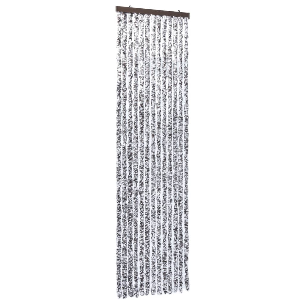 Hyönteisverho ruskea ja beige 56x185 cm Chenille - Sisustajankoti.fi