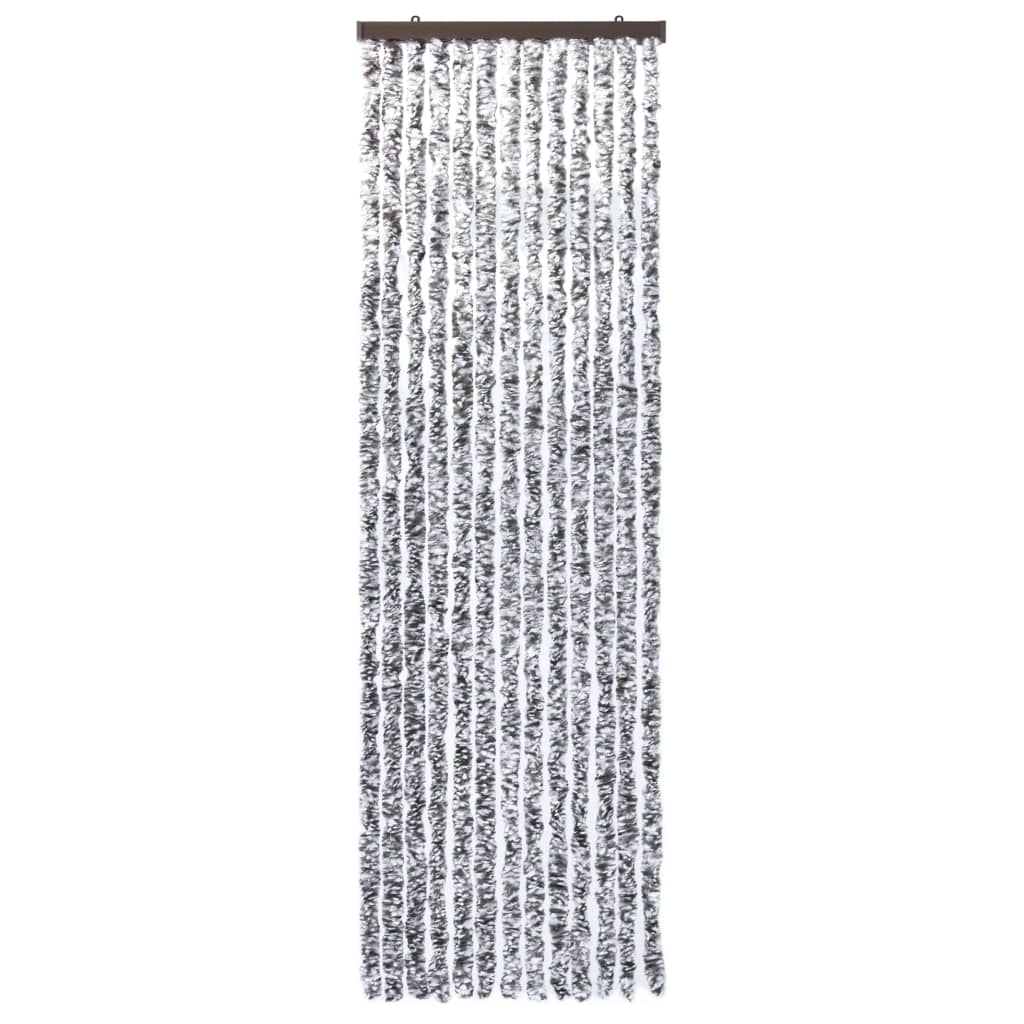 Hyönteisverho ruskea ja beige 56x185 cm Chenille - Sisustajankoti.fi