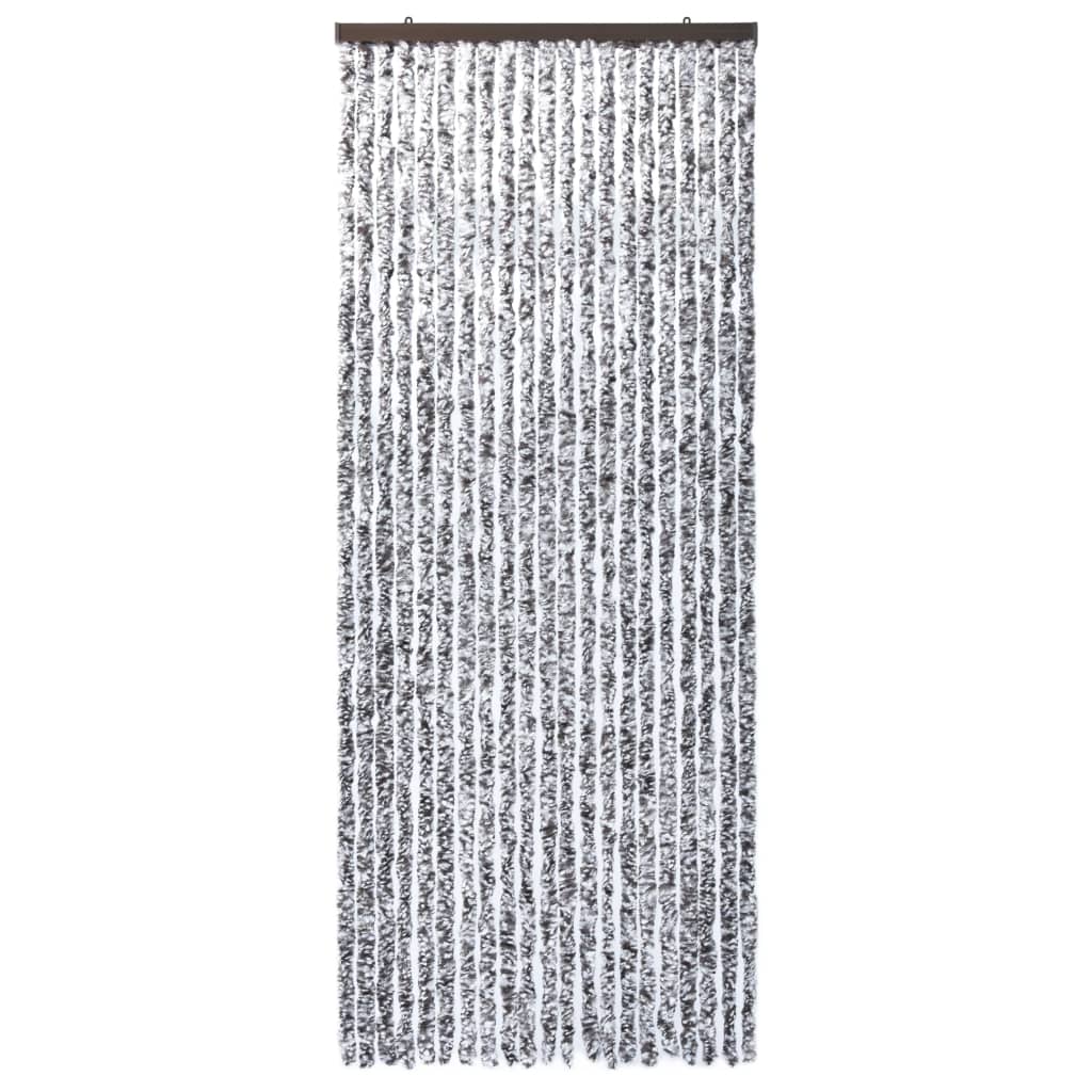 Hyönteisverho ruskea ja beige 90x220 cm Chenille - Sisustajankoti.fi