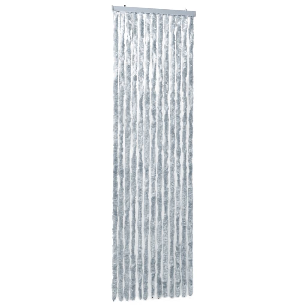 Hyönteisverho valkoinen ja harmaa 56x185 cm Chenille - Sisustajankoti.fi