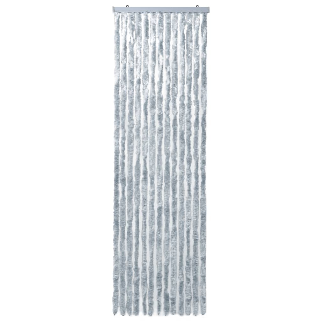 Hyönteisverho valkoinen ja harmaa 56x185 cm Chenille - Sisustajankoti.fi