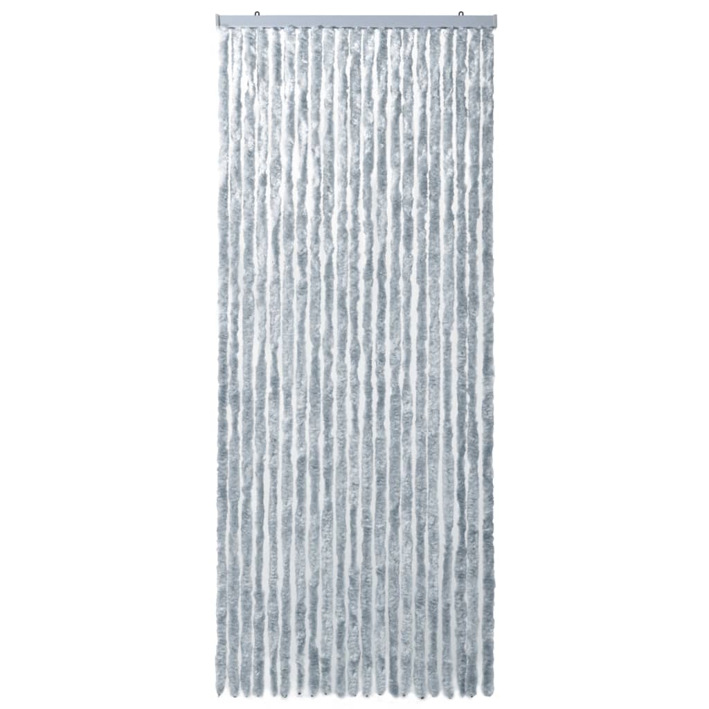 Hyönteisverho valkoinen ja harmaa 90x220 cm Chenille - Sisustajankoti.fi