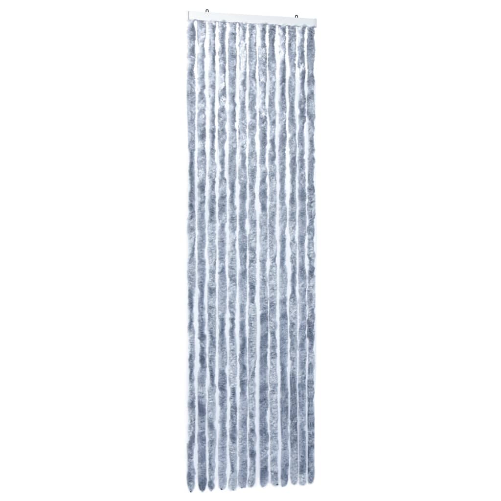 Hyönteisverho hopea 56x185 cm Chenille - Sisustajankoti.fi