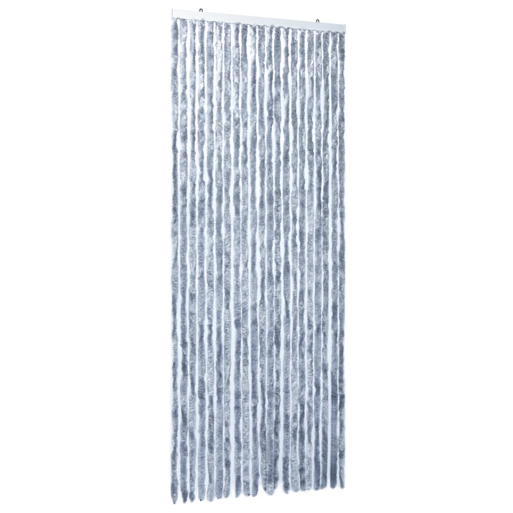 Hyönteisverho hopea 90x220 cm Chenille - Sisustajankoti.fi