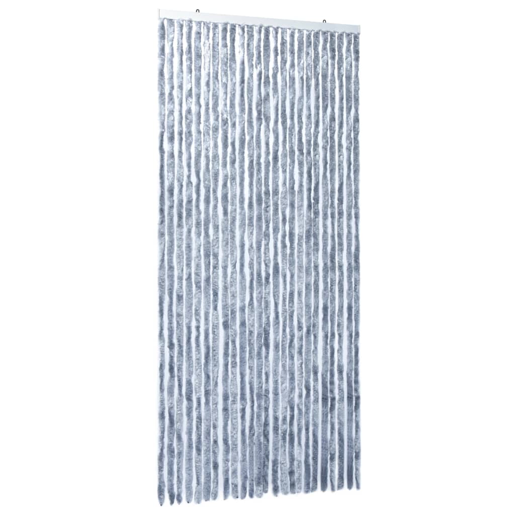 Hyönteisverho hopea 100x220 cm Chenille - Sisustajankoti.fi