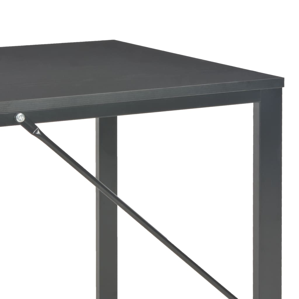 Tietokonepöytä musta 120x60x73 cm - Sisustajankoti.fi
