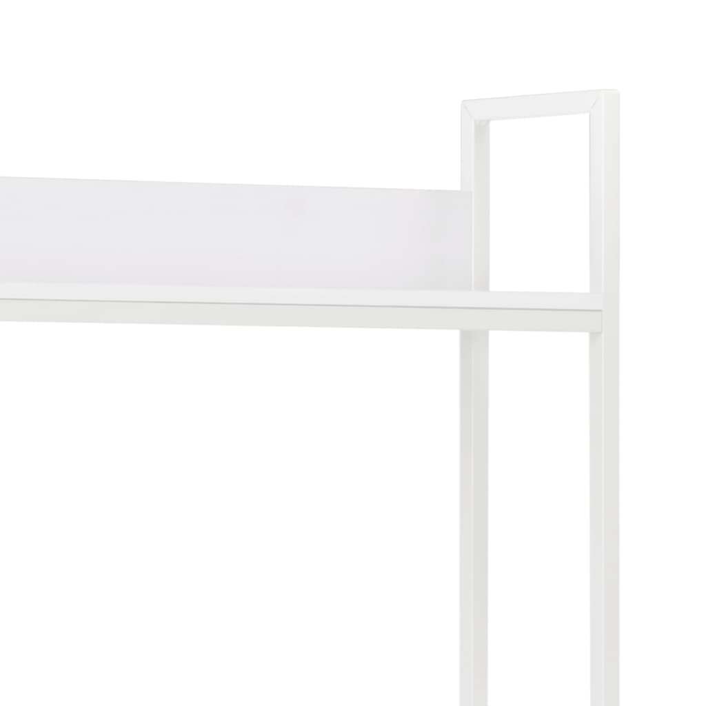 Tietokonepöytä 120x60x138 cm valkoinen - Sisustajankoti.fi
