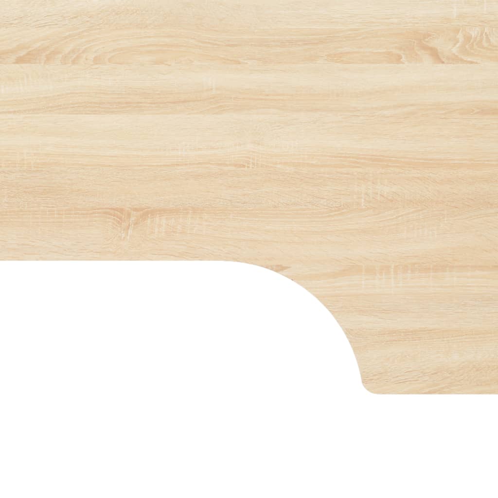 Tietokonepöytä 120x72x70 cm valkoinen ja tammi - Sisustajankoti.fi
