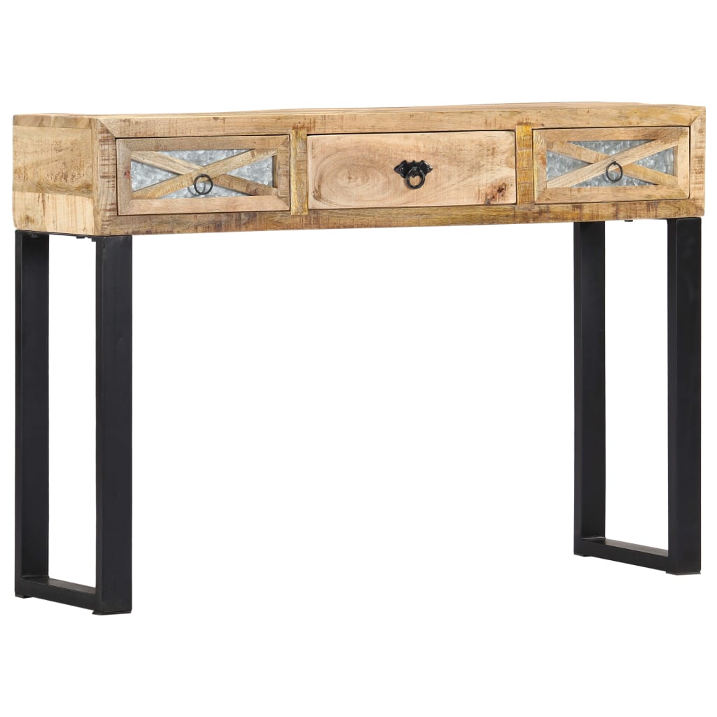 Konsolipöytä 110x30x76 cm täysi mangopuu - Sisustajankoti.fi