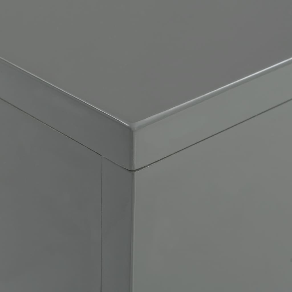 Sohvapöytä korkeakiiltoinen harmaa 115x55x31 cm MDF - Sisustajankoti.fi