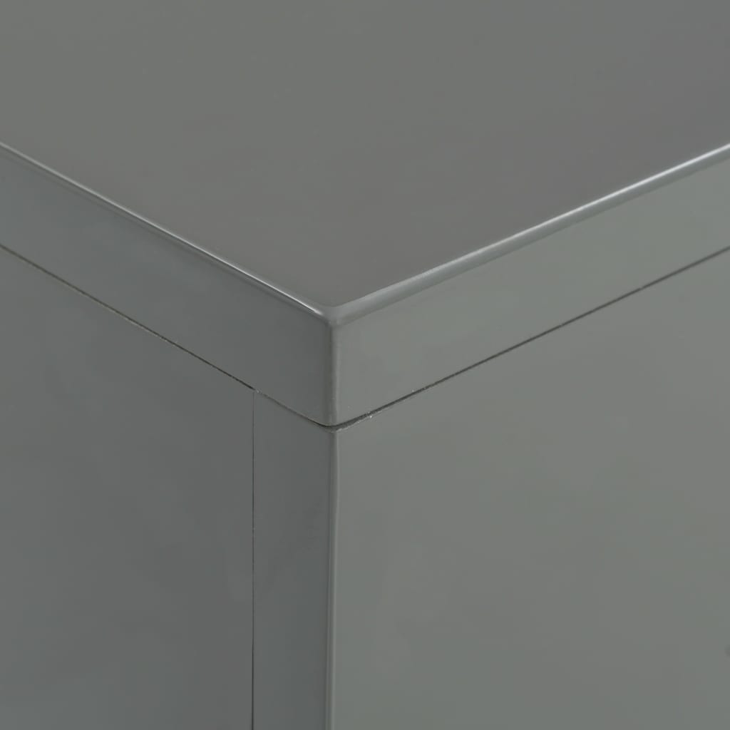 Sohvapöytä korkeakiiltoinen harmaa 85x55x31 cm MDF - Sisustajankoti.fi