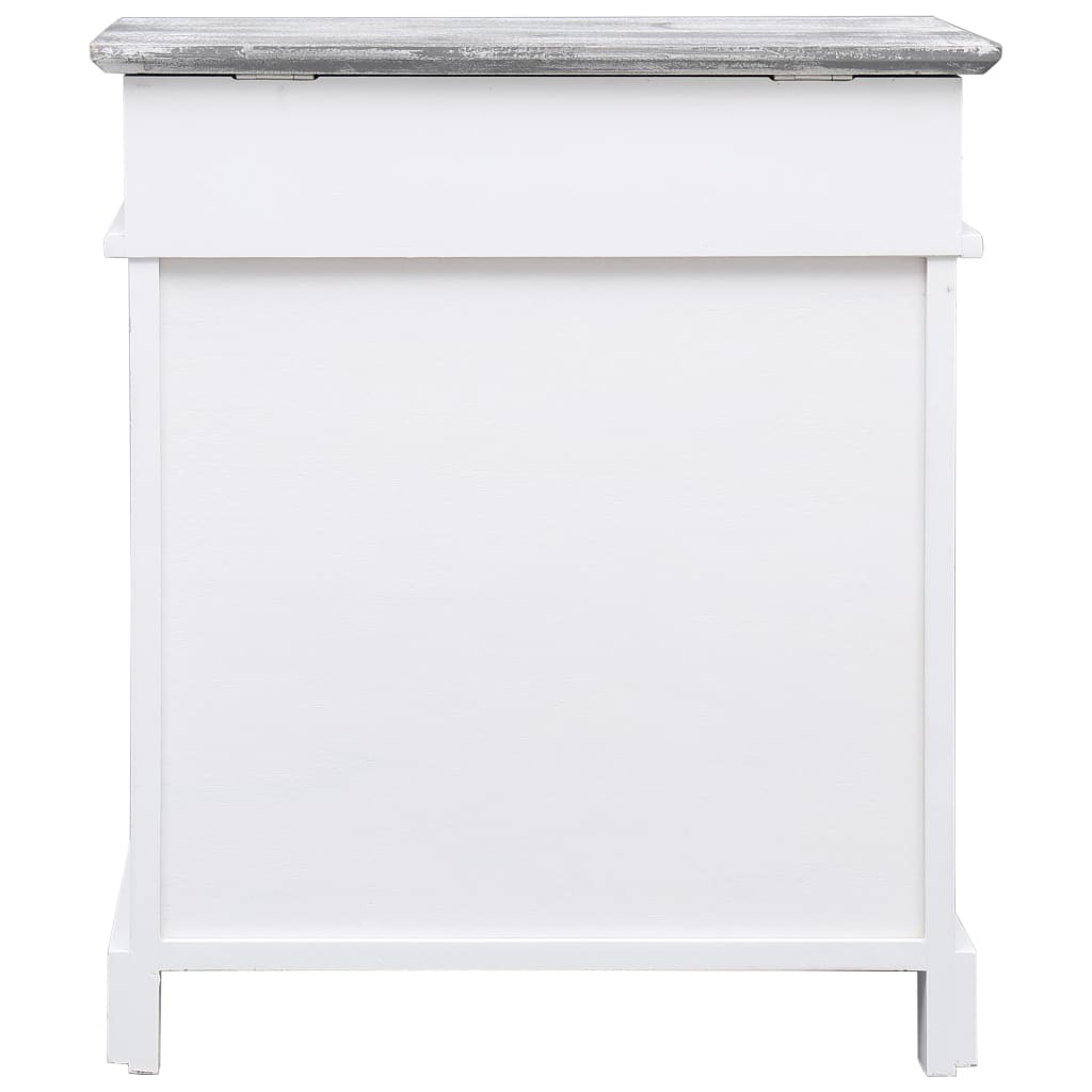 Kenkäkaappi harmaa 50x28x58 cm keisaripuu - Sisustajankoti.fi