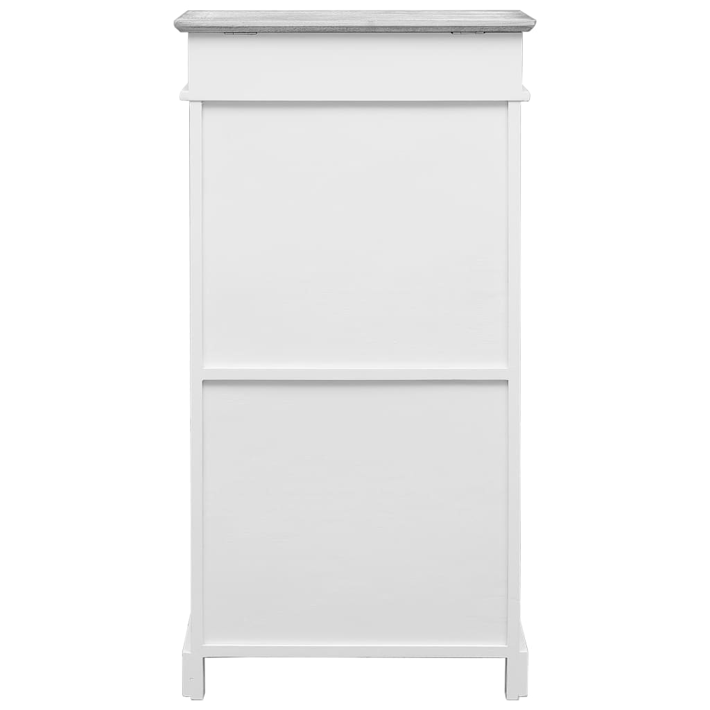 Kenkäkaappi harmaa 50x28x98 cm keisaripuu - Sisustajankoti.fi