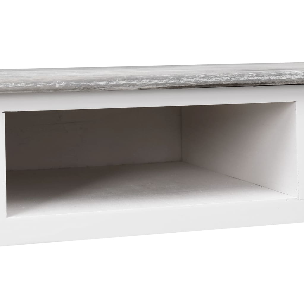 Kirjoituspöytä harmaa 110x45x76 cm puinen - Sisustajankoti.fi