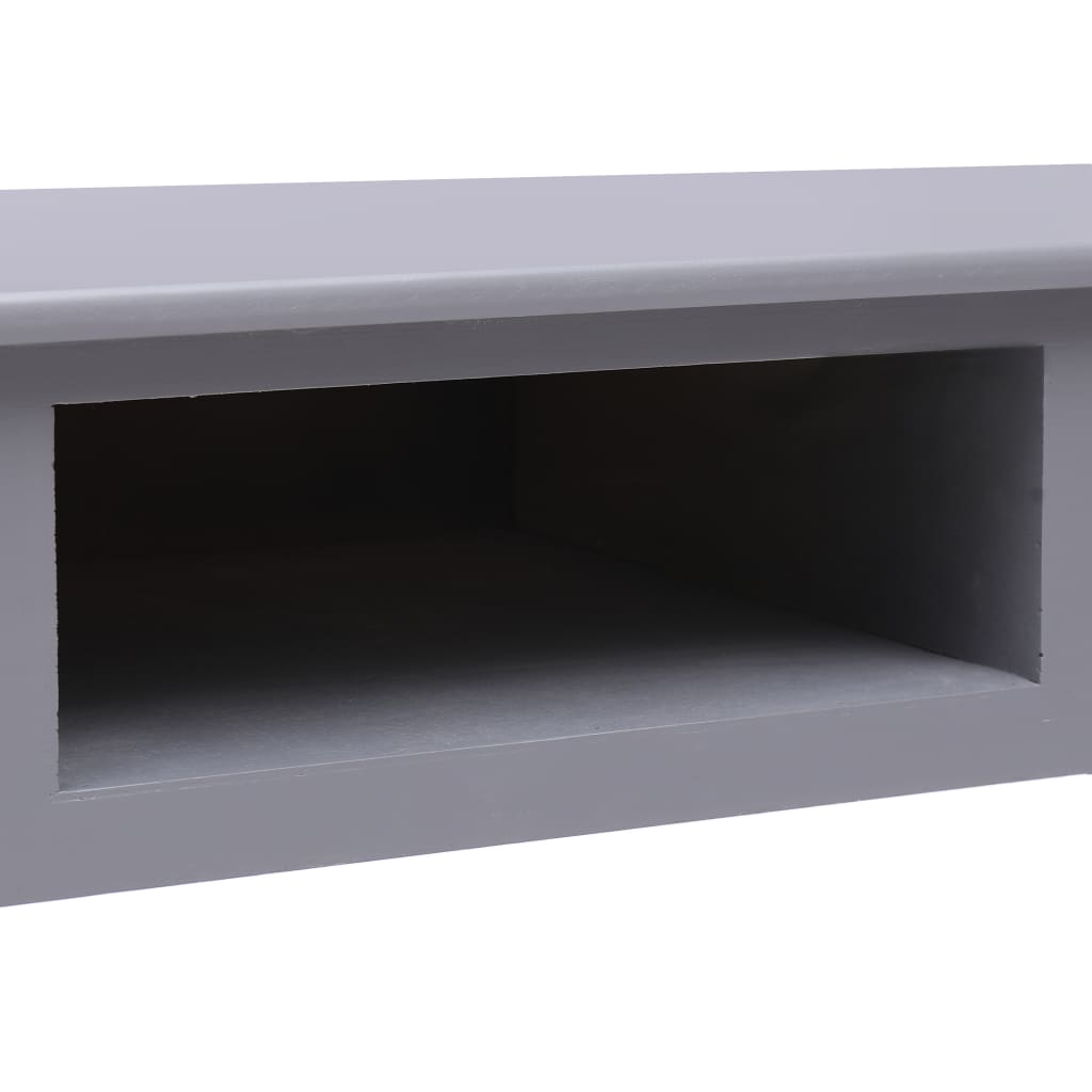 Kirjoituspöytä harmaa 110x45x76 cm puinen - Sisustajankoti.fi