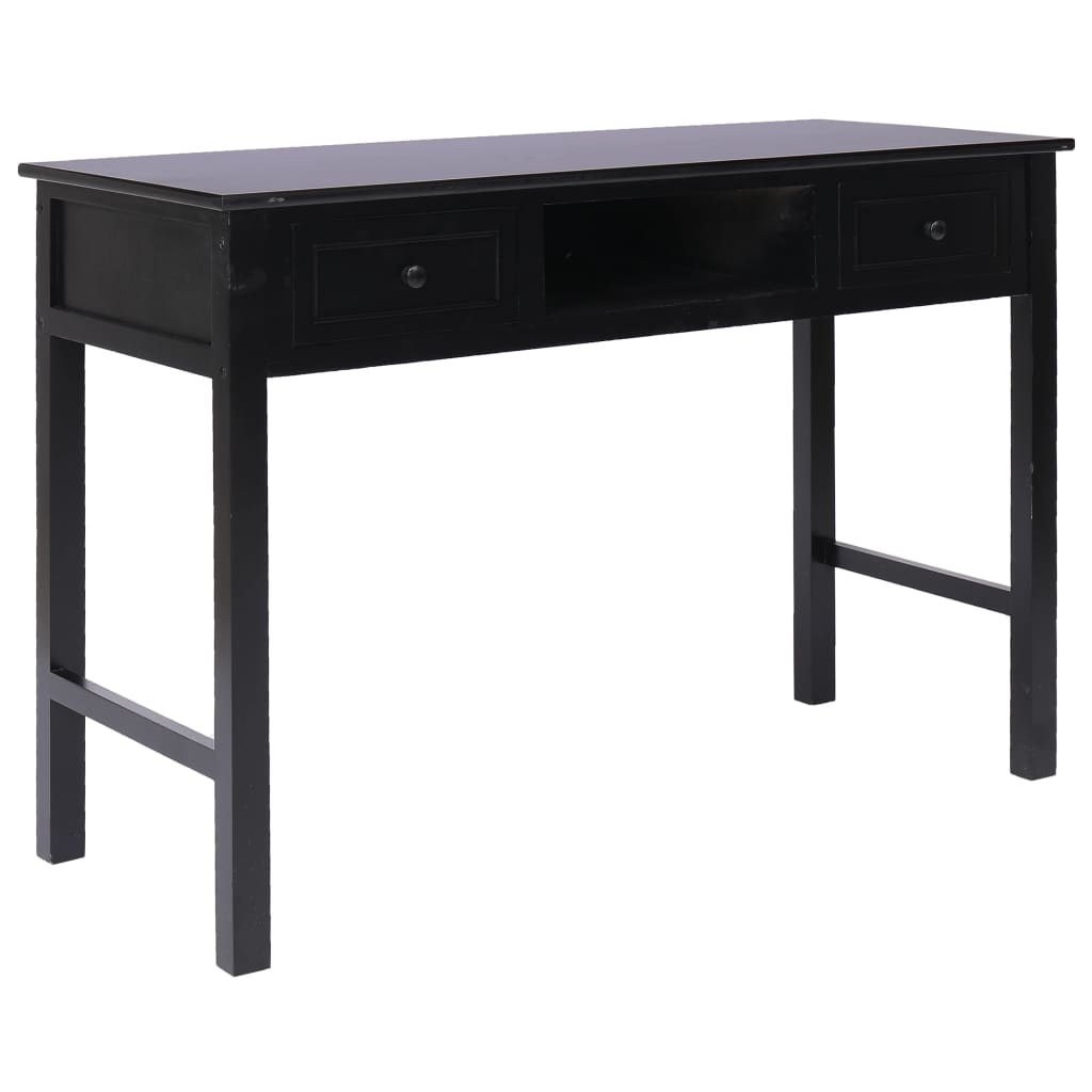 Kirjoituspöytä harmaa 110x45x76 cm puinen - Sisustajankoti.fi