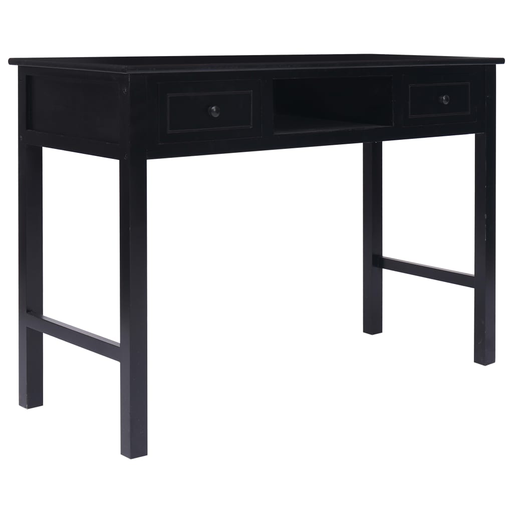Kirjoituspöytä harmaa 110x45x76 cm puinen - Sisustajankoti.fi
