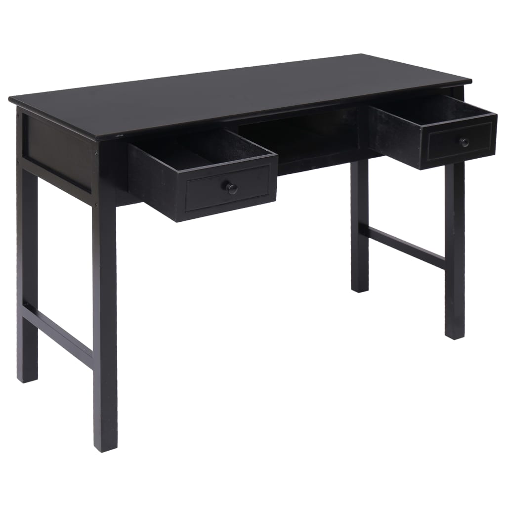 Kirjoituspöytä harmaa 110x45x76 cm puinen - Sisustajankoti.fi