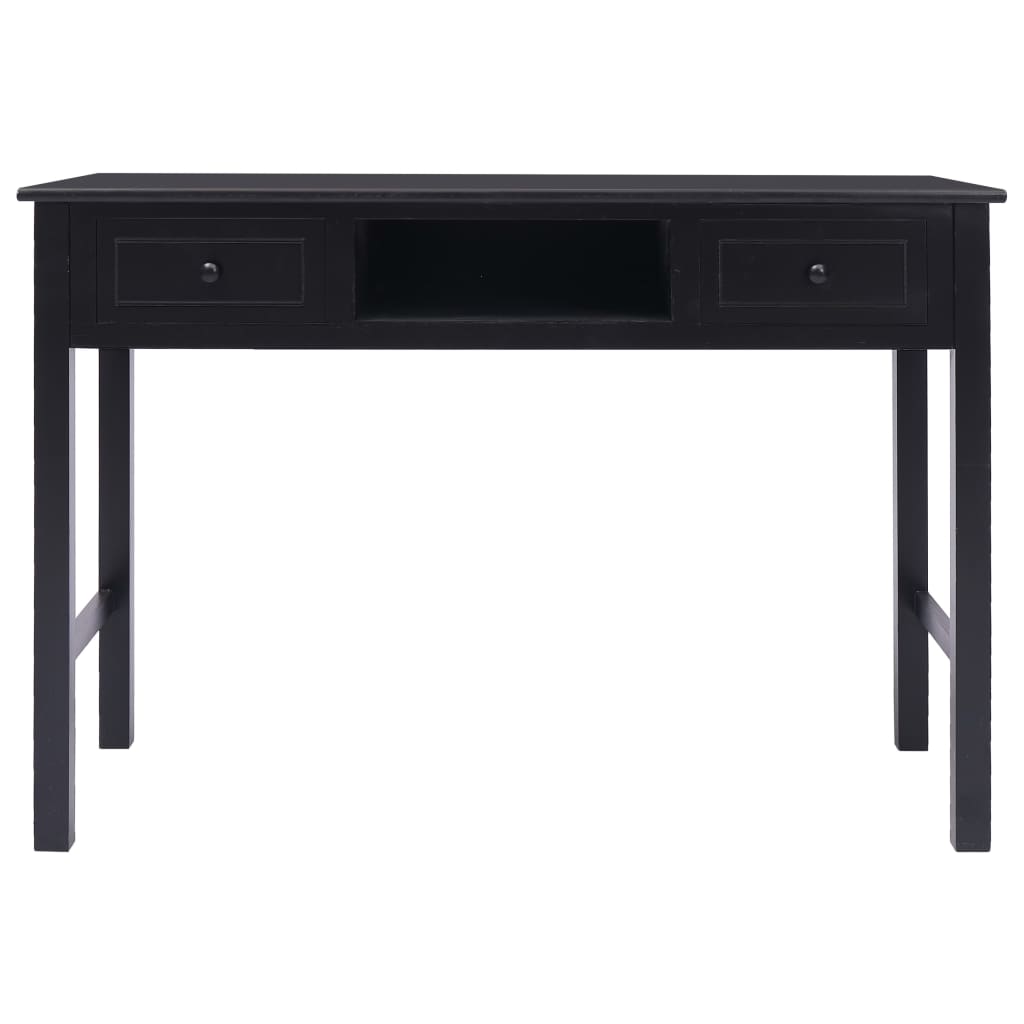 Kirjoituspöytä harmaa 110x45x76 cm puinen - Sisustajankoti.fi