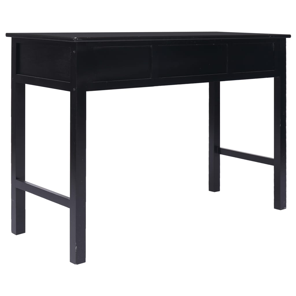 Kirjoituspöytä harmaa 110x45x76 cm puinen - Sisustajankoti.fi