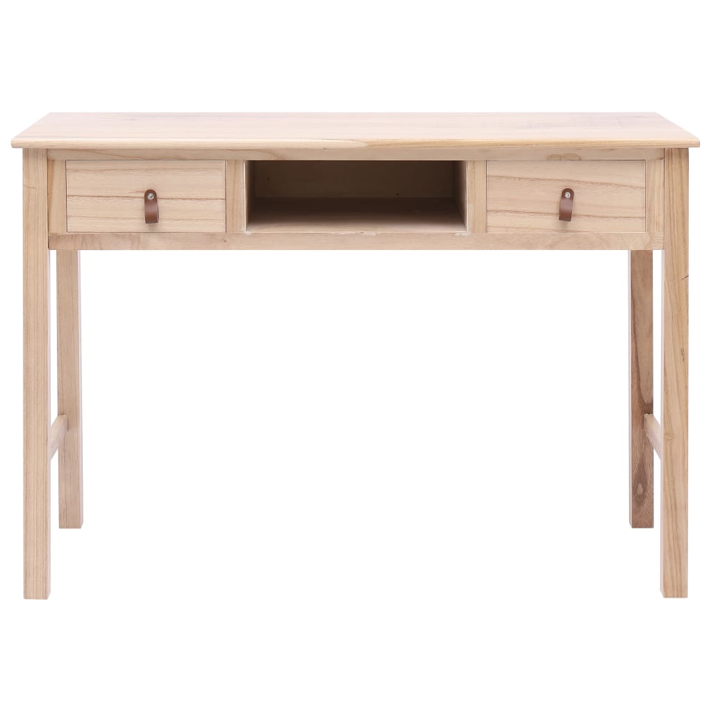 Kirjoituspöytä luonnollinen 110x45x76 cm puinen - Sisustajankoti.fi