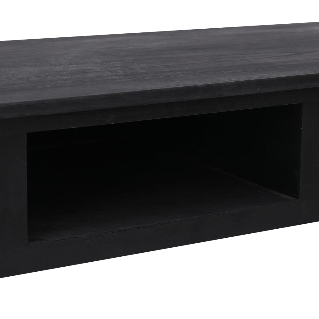 Sivupöytä musta 110x45x76 cm puu - Sisustajankoti.fi