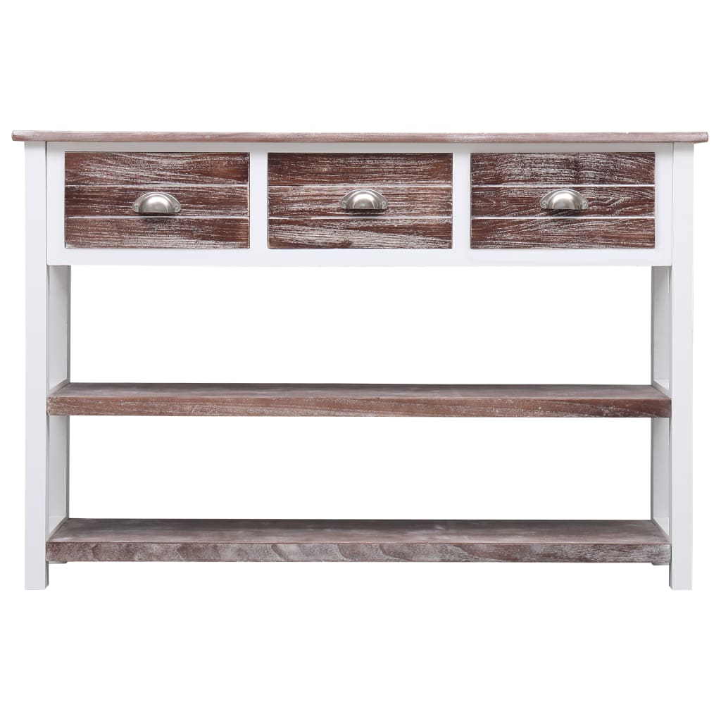 Sivupöytä antiikkityylinen ruskea 115x30x76 cm - Sisustajankoti.fi