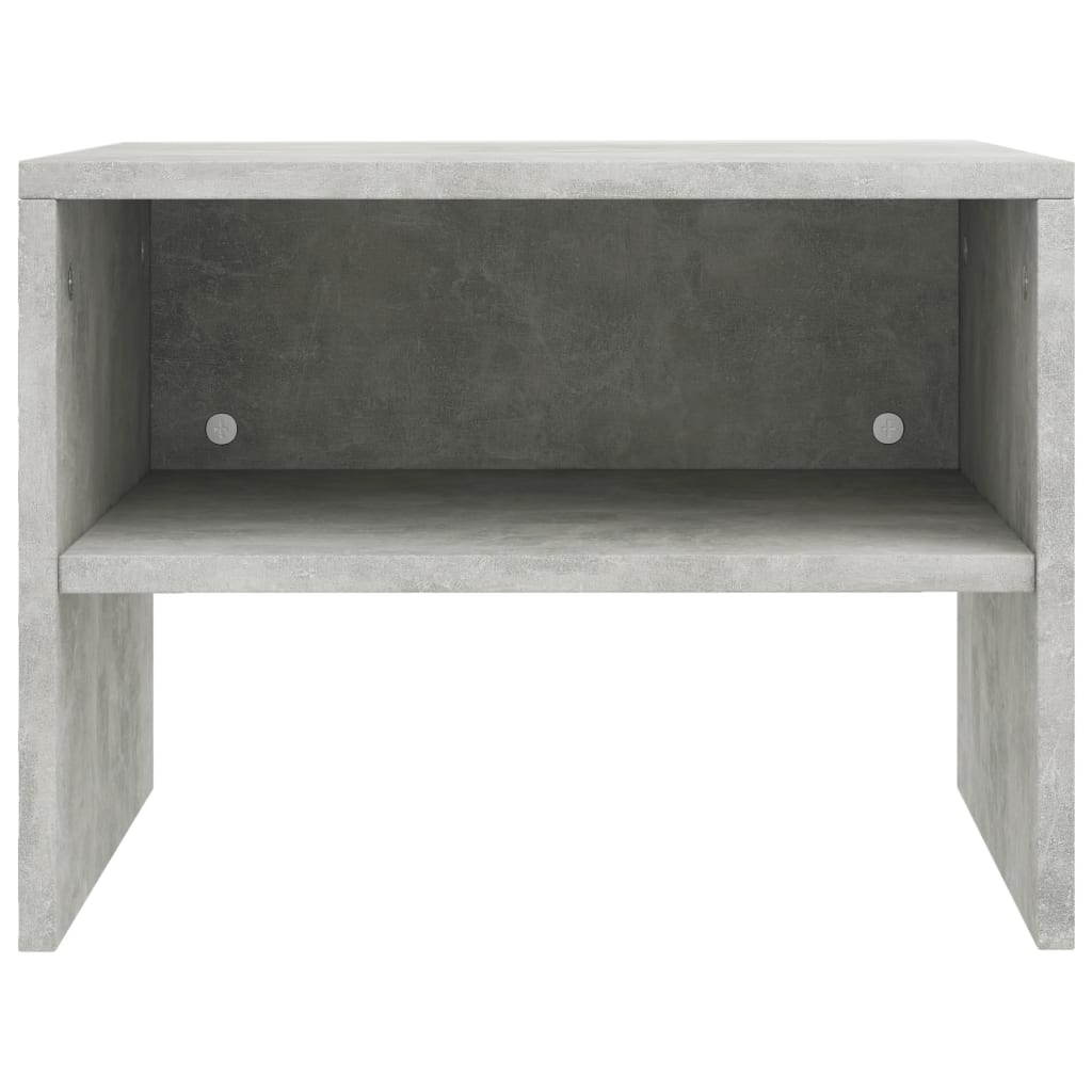 Yöpöydät 2kpl betoninharmaa 40x30x30 cm - Sisustajankoti.fi