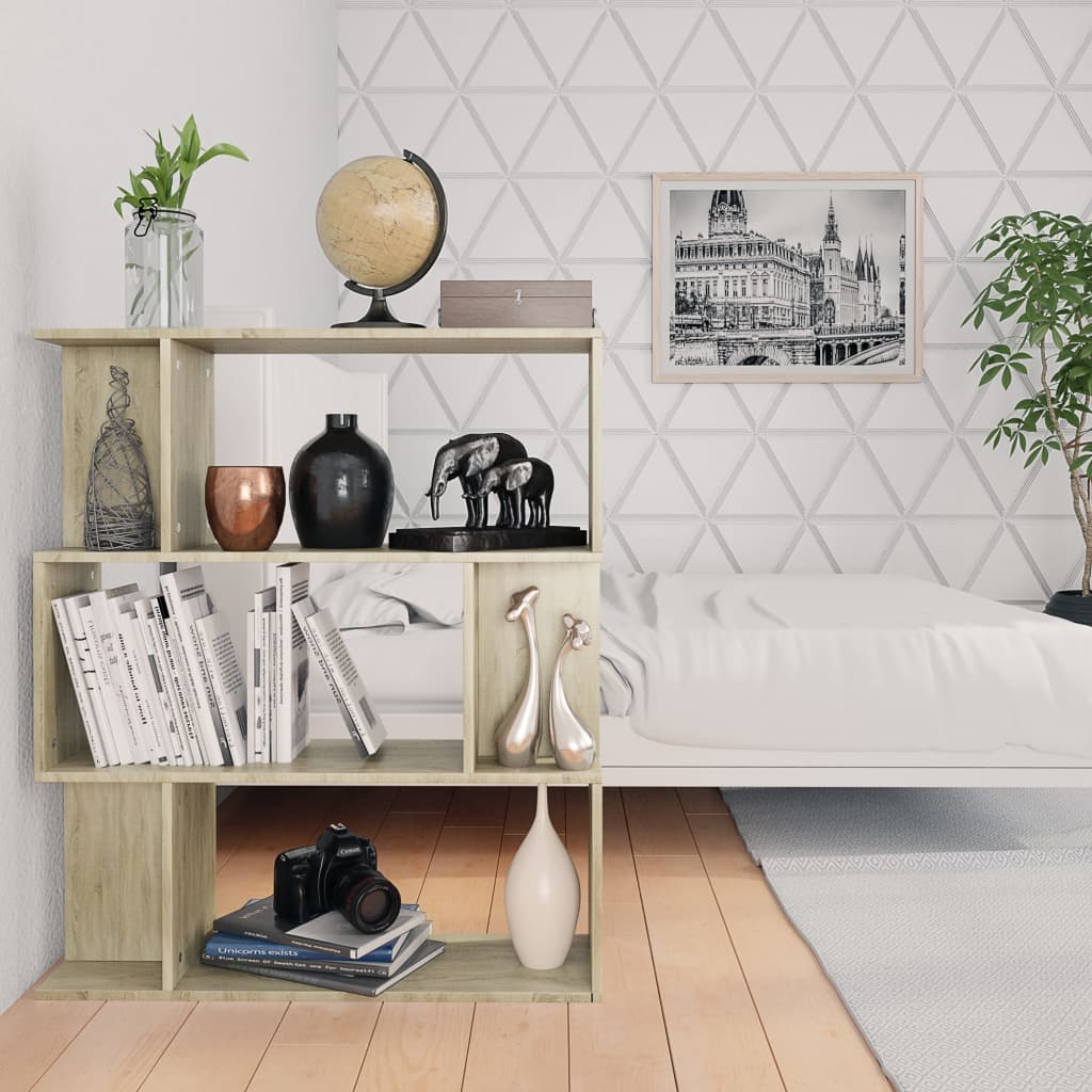 Kirjahylly/tilanjakaja tammi 80x24x96 cm - Sisustajankoti.fi