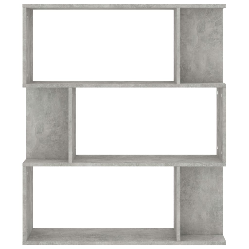 Kirjahylly/tilanjakaja betoninharmaa 80x24x96 cm - Sisustajankoti.fi
