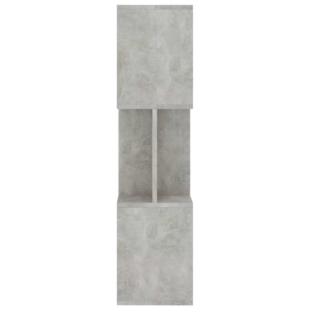 Kirjahylly/tilanjakaja betoninharmaa 80x24x96 cm - Sisustajankoti.fi