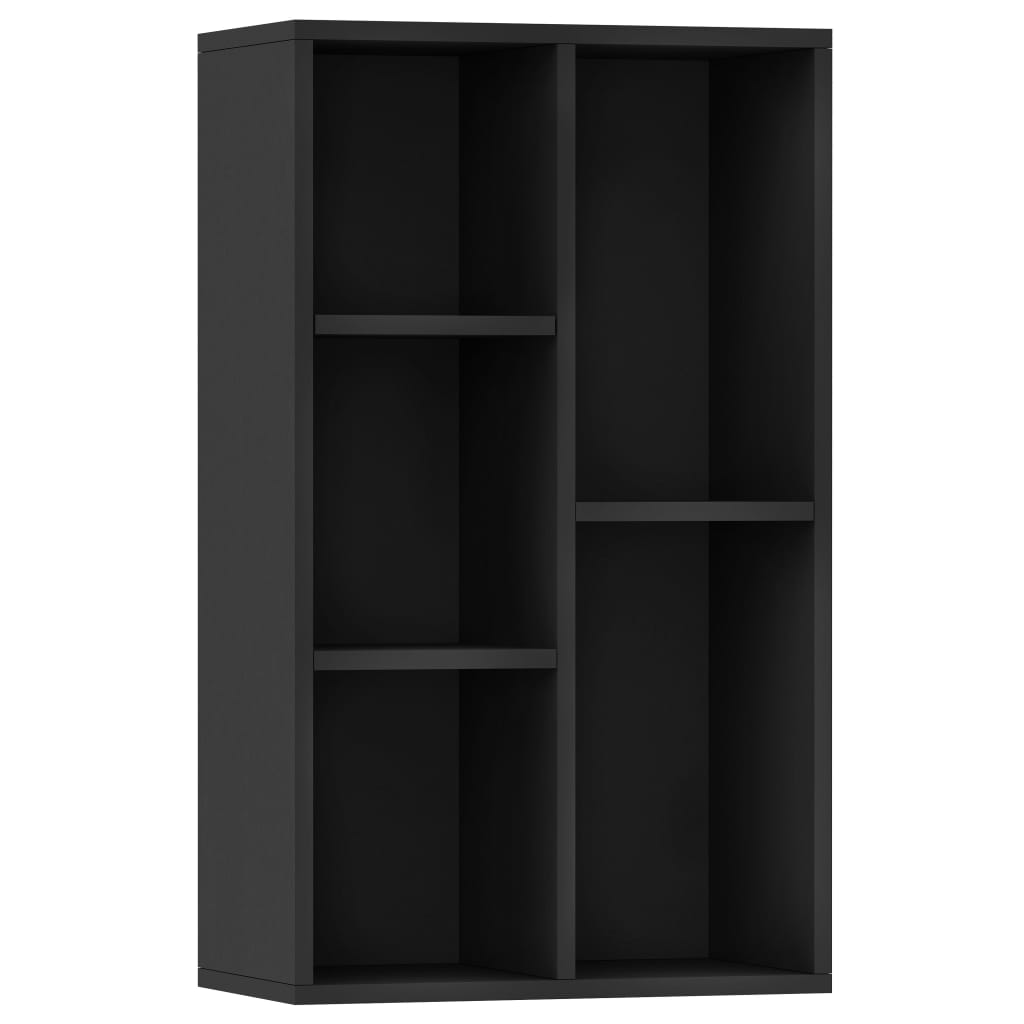 Kirjahylly/senkki musta 50x25x80 cm - Sisustajankoti.fi