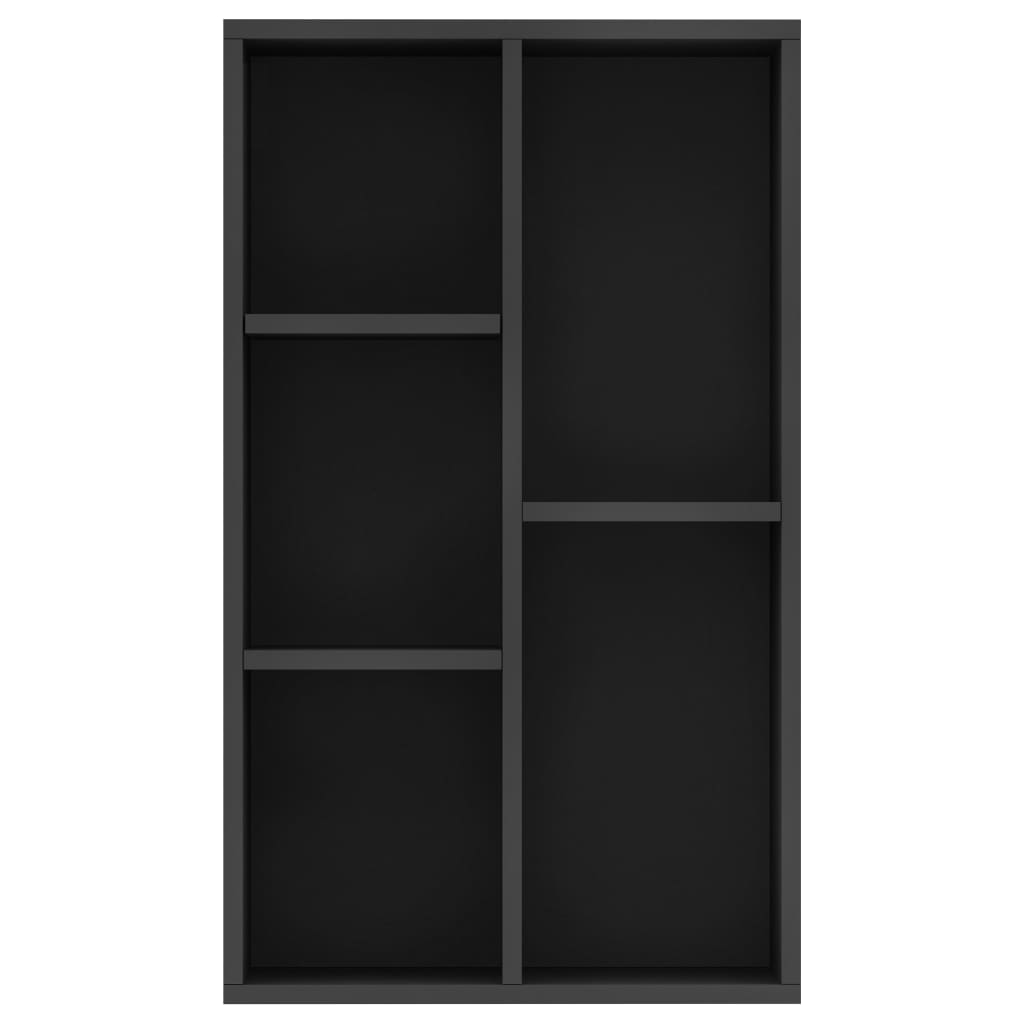 Kirjahylly/senkki musta 50x25x80 cm - Sisustajankoti.fi