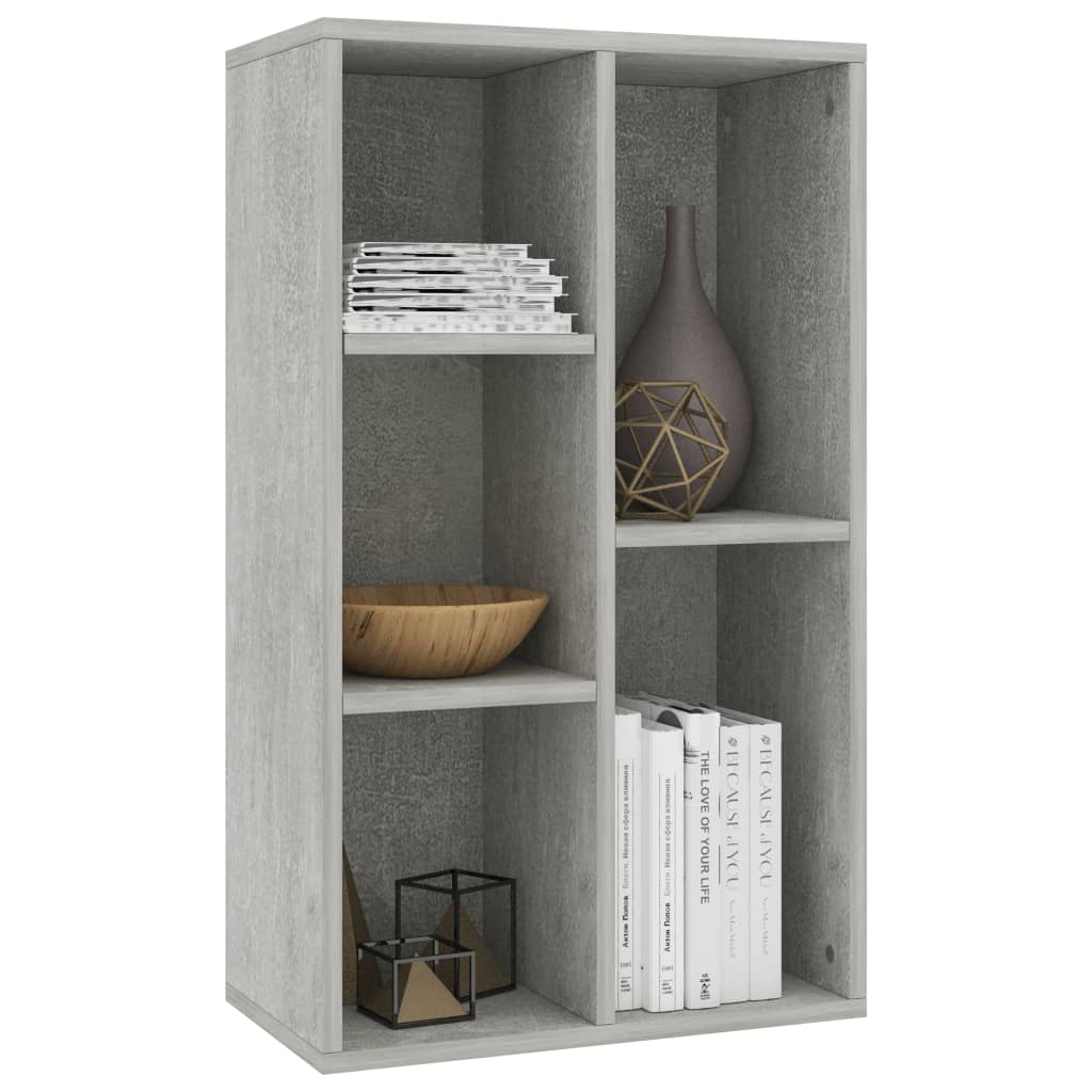 Kirjahylly/senkki betoninharmaa 50x25x80 cm - Sisustajankoti.fi