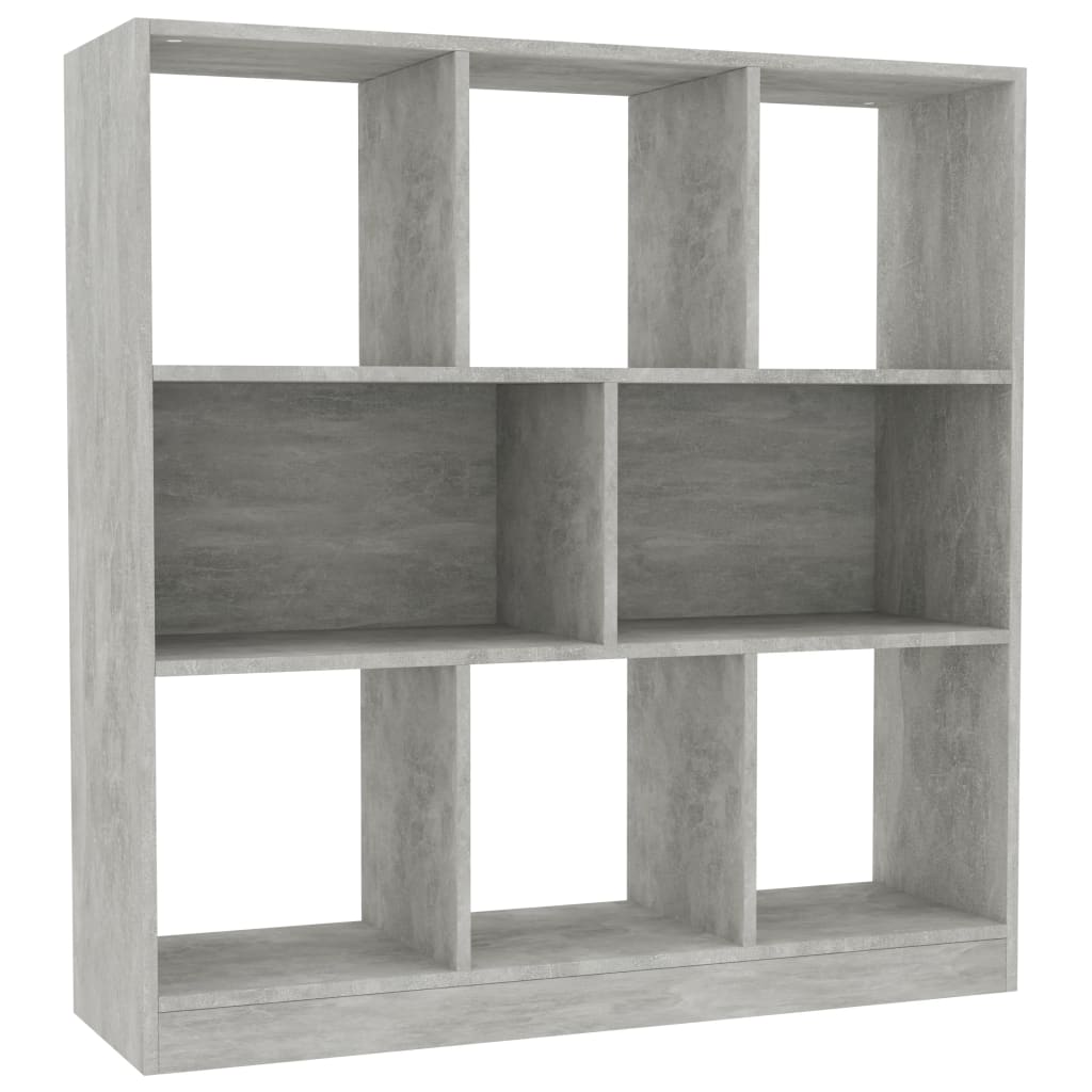 Kirjahylly betoninharmaa 97,5x29,5x100 cm - Sisustajankoti.fi